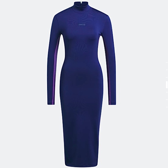 🐝 IVY PARK INDIGO Gorgeous Body Hugging Dress 🐝 - Picture 2 of 9